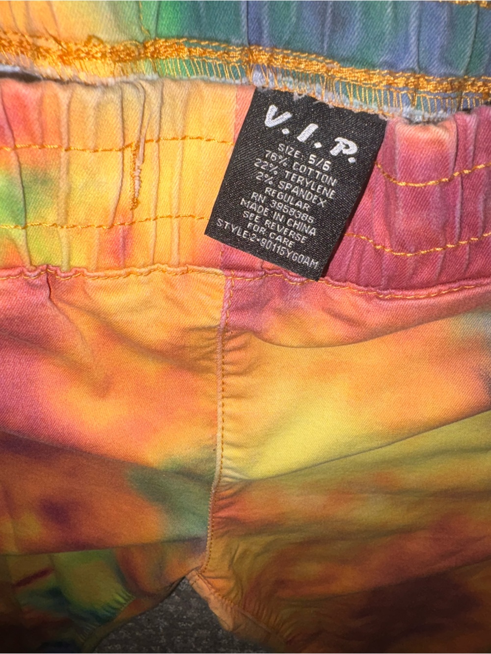 Tie-Dye Jogger Pants - Vibrant Multi - Picture 5 of 5